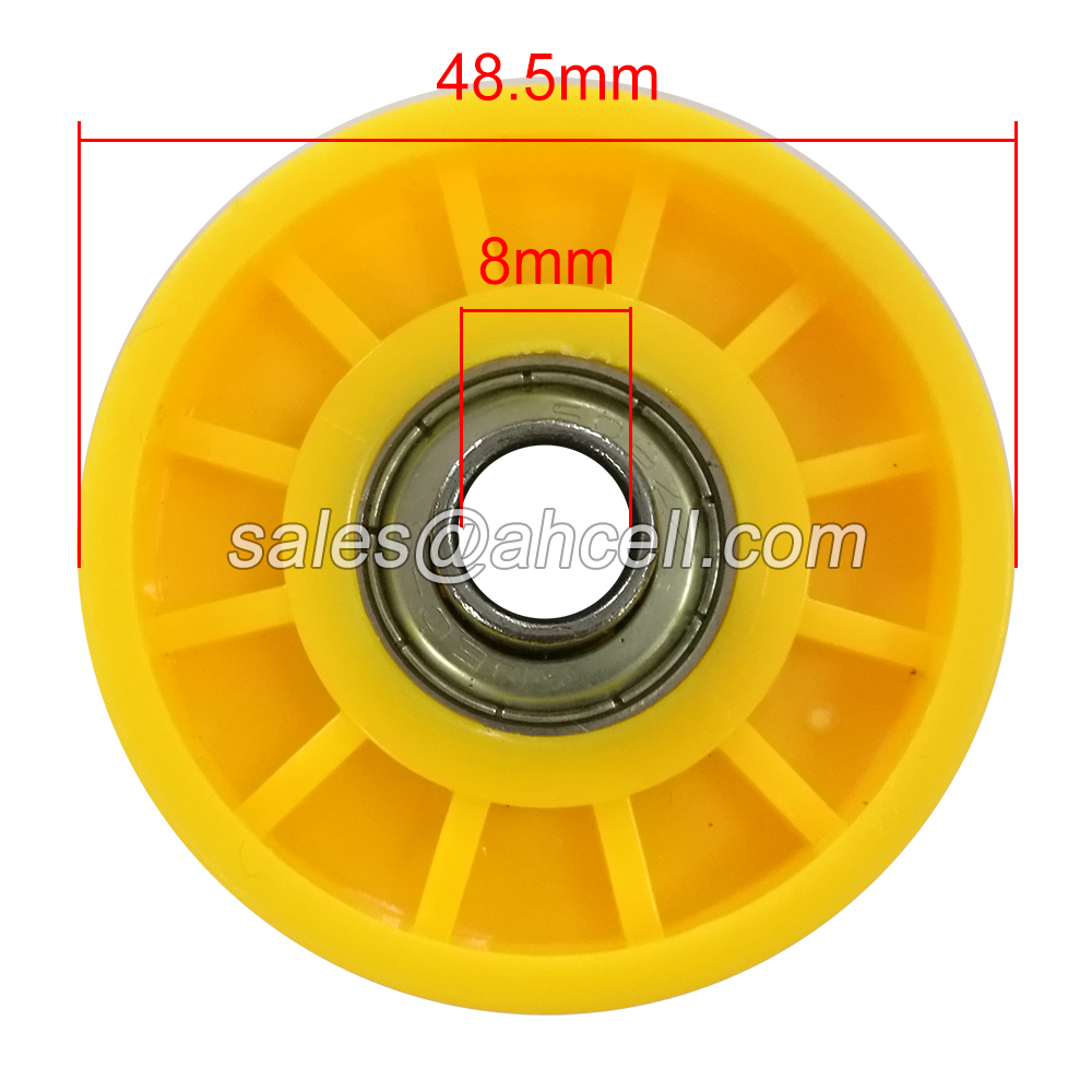 ABS ball bearing conveyor wheel
