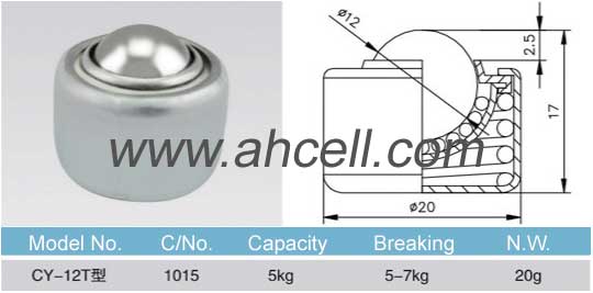 ball bearing unit size drawing