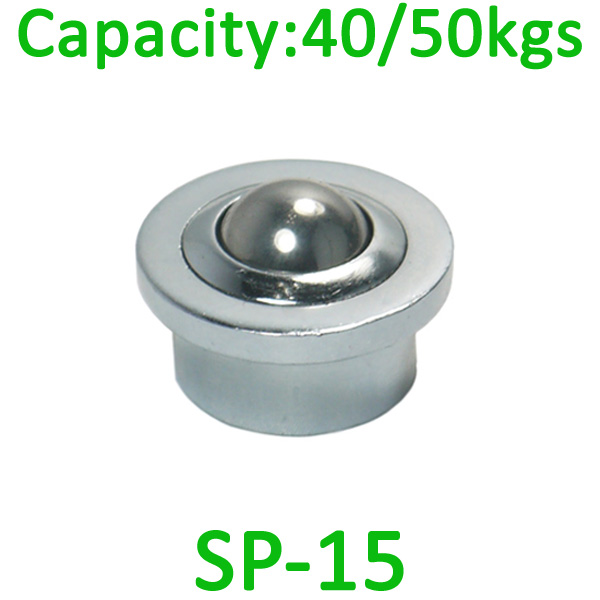 SP-15 ball transfer uint,40kg load capacity ,15mm Bearing ball unit
