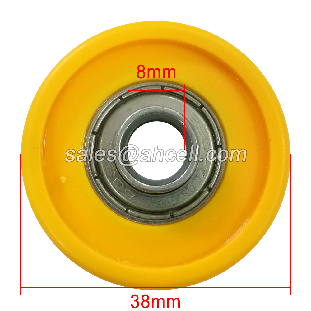 38mm plastic conveyor skate wheel