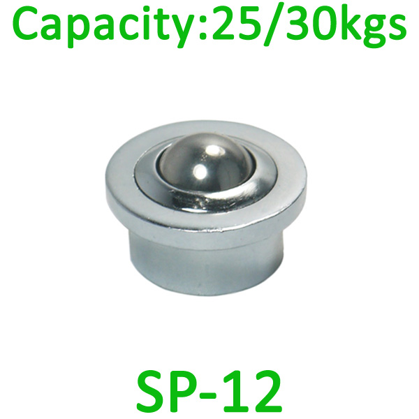 SP-12 ball transfer unit,25kg load capacity ,12mm transfer unit